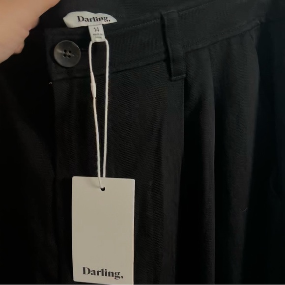 NWT DARLING BLACK TROUSERS (14) - Picture 3 of 12
